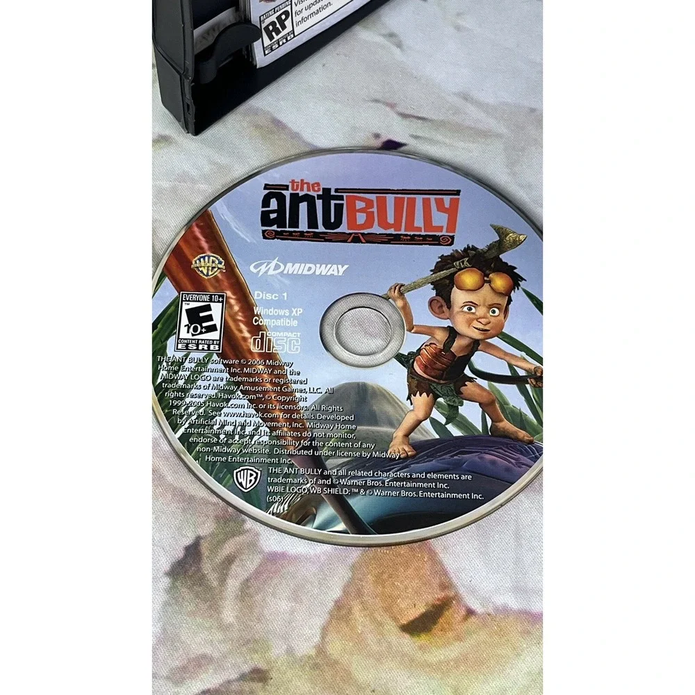 Ant Bully PC Video Game CD-Rom Windows XP 2006 Complete w/Manual
